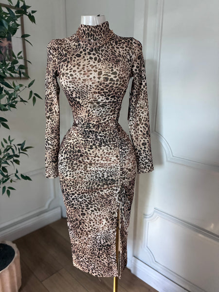 FELINE FINE MIDI DRESS