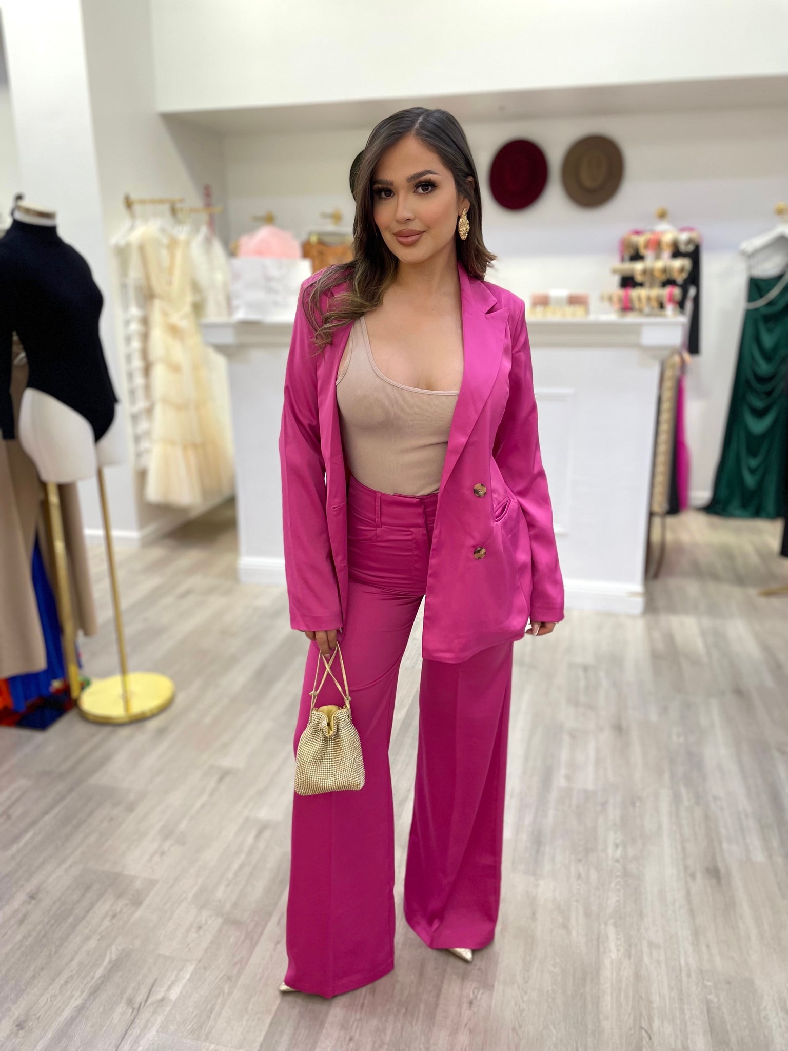 ALEXA BLAZER- PINK