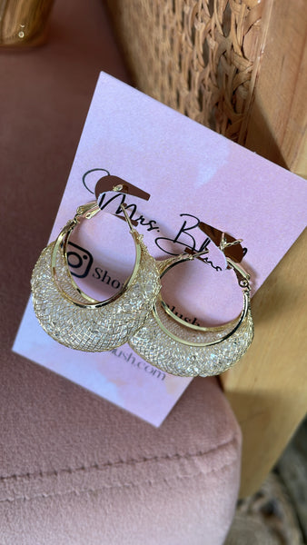 JESS EARRINGS (gold dipped)