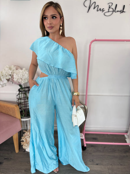 AZURE BREEZE JUMPSUIT- BABY BLUE