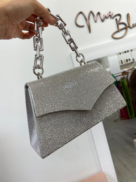 NOUVELLE HANDBAG- SILVER