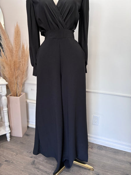 WIDE LEG DRESS PANTS
