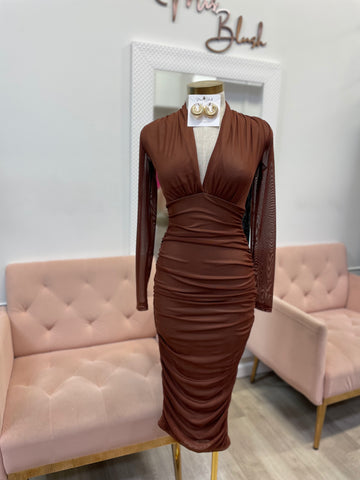 LULU MIDI- BROWN