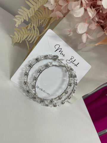 GLAM HOOPS-SILVER