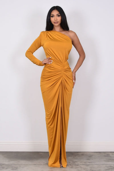 LISAH COUTURE DRESS-MARIGOLD