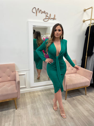 DAMARIS MIDI-GREEN