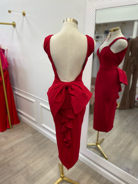 AMORE MIDI- RED