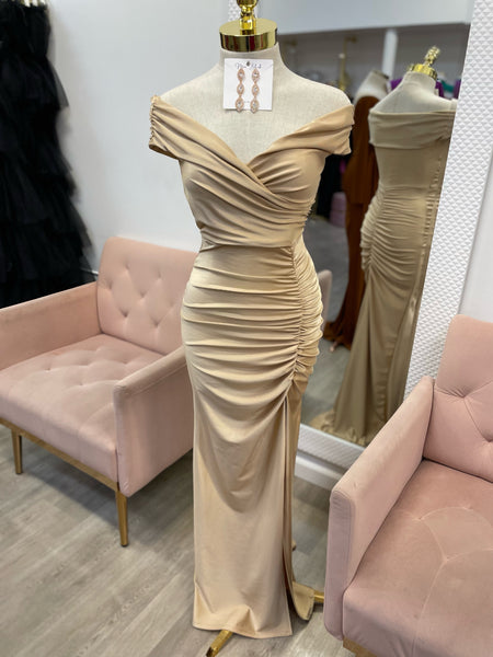 ANABELLA COUTURE DRESS- GOLD