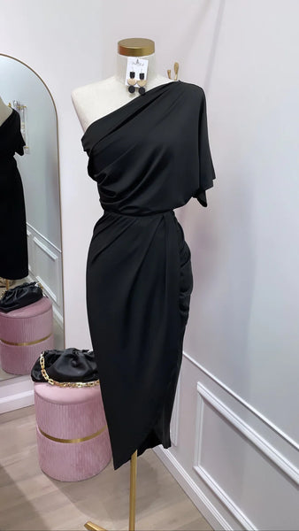 LAUREN MIDI-BLACK