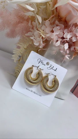 EVAH EARRINGS- GOLD