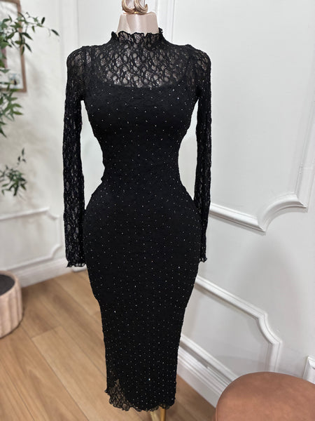BELLA LACE MIDI DRESS