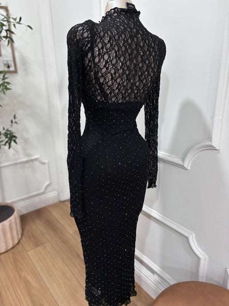 BELLA LACE MIDI DRESS