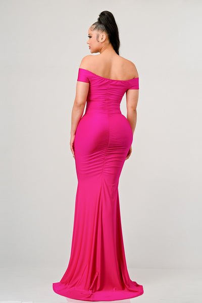 KAILEY COUTURE DRESS-PINK