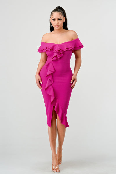 AMELIA MIDI- PINK