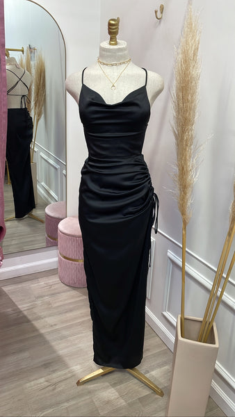 NICHOLE SATIN MAXI