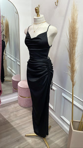 NICHOLE SATIN MAXI