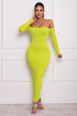 VIVI LOW BACK MIDI- KIWI