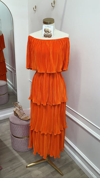 JULIANNA MIDI- ORANGE