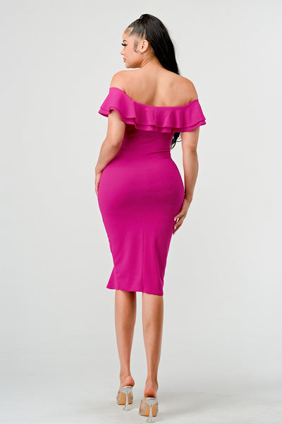 AMELIA MIDI- PINK
