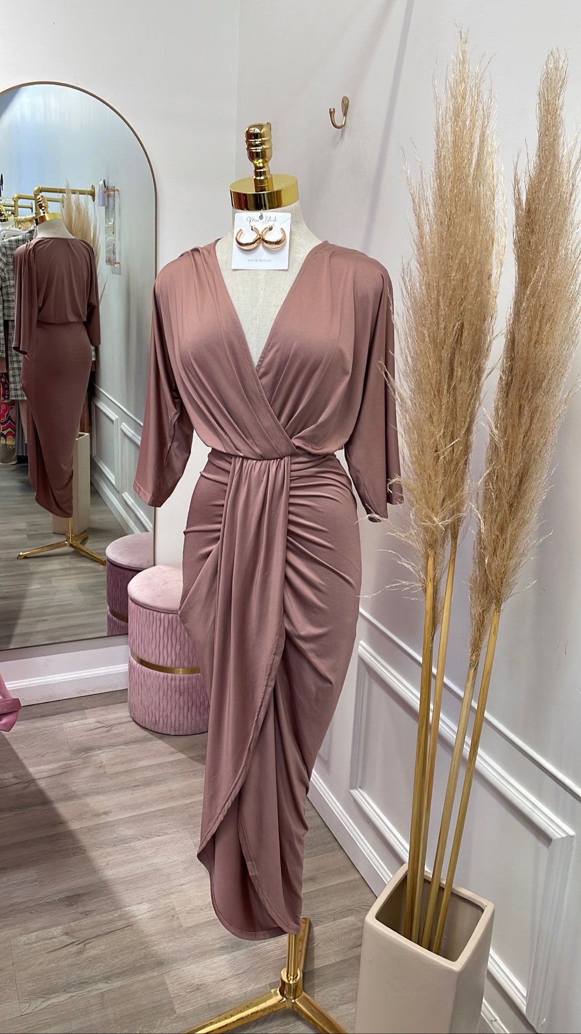 ALEXA MIDI- MAUVE