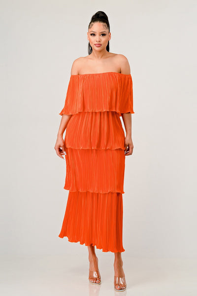 JULIANNA MIDI- ORANGE