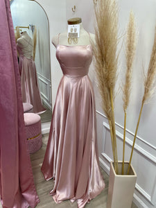 ELLAH COUTURE DRESS- PALE PINK