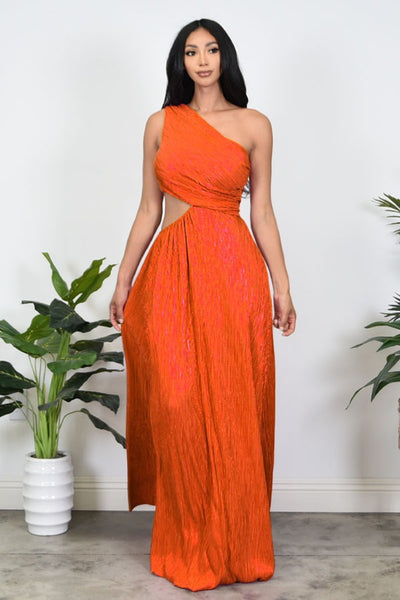 STACEE MAXI DRESS-ORANGE