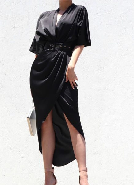 BELINDA SATIN MIDI