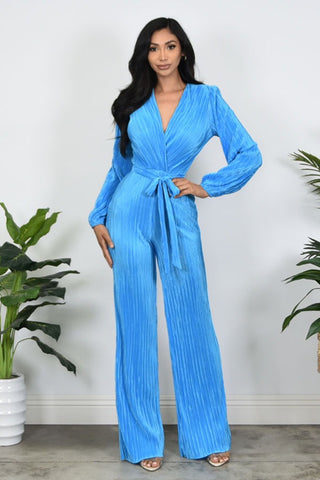 BREANNE JUMPSUIT- TEAL