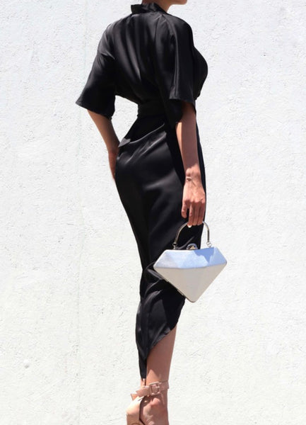 BELINDA SATIN MIDI