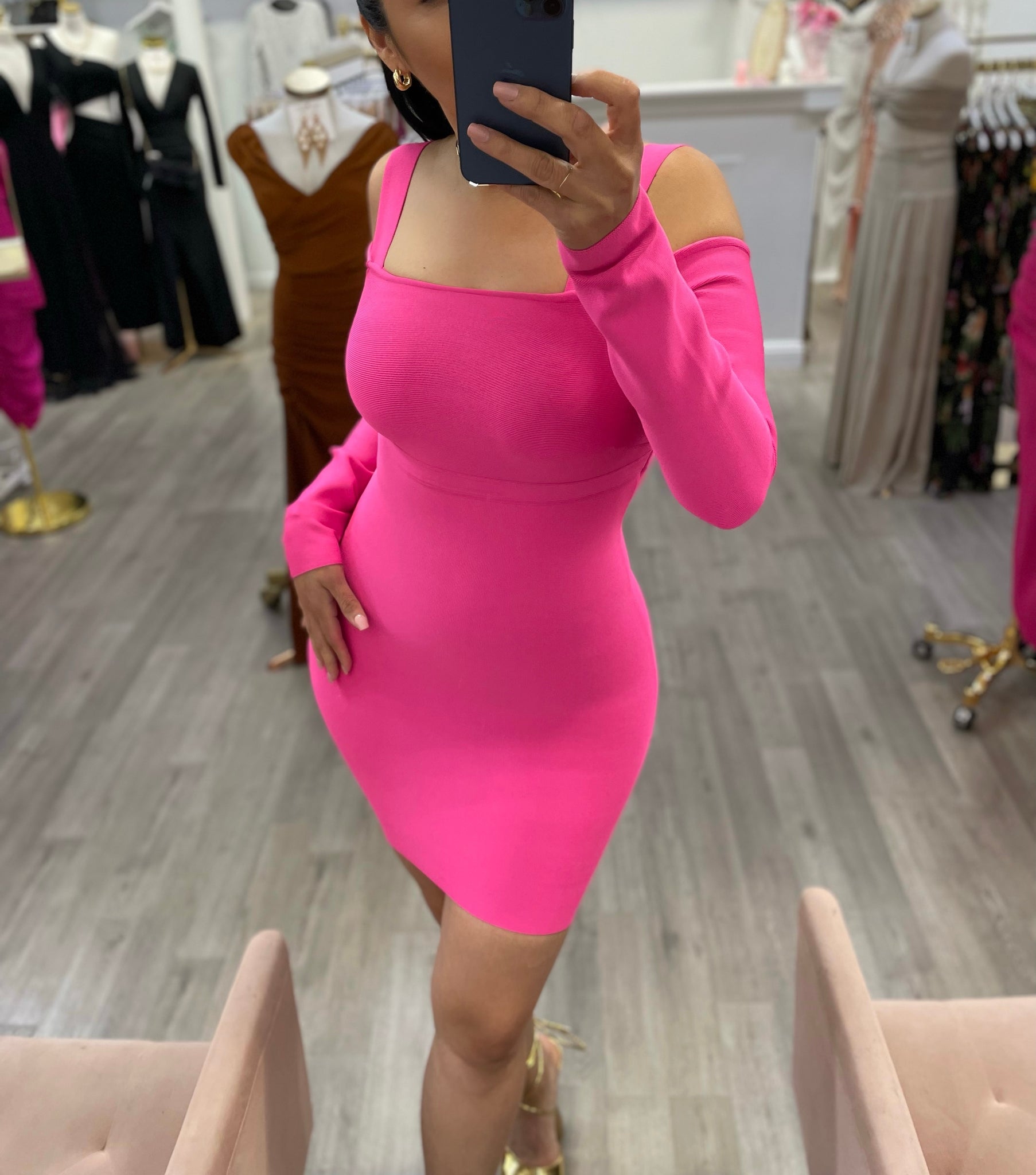 HAILEY BANDAGE DRESS