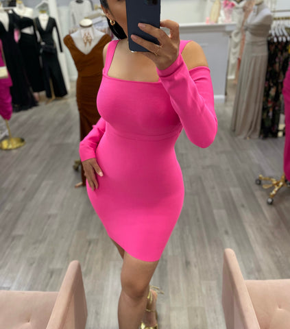 HAILEY BANDAGE DRESS