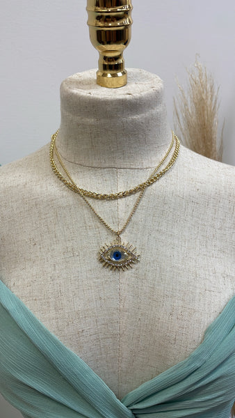BEAUTY IS IN THE EYE- NECKLACE SET