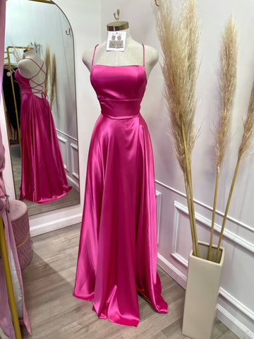 ELLAH COUTURE DRESS- FUCHSIA