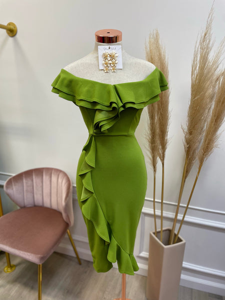 AMELIA MIDI- GREEN