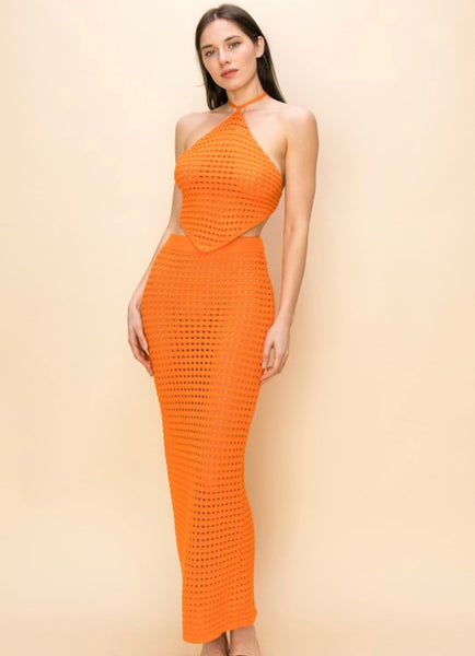 KOURTNEY SET- ORANGE