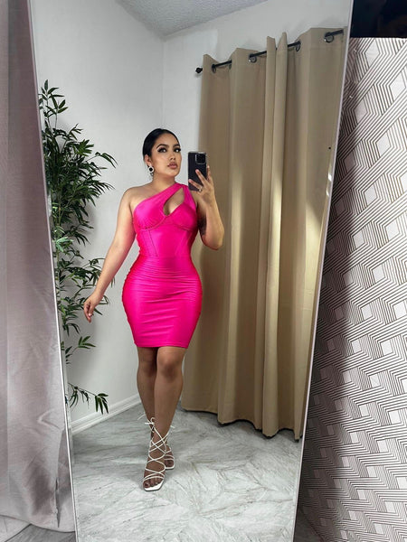 MONIQUE DRESS- PINK