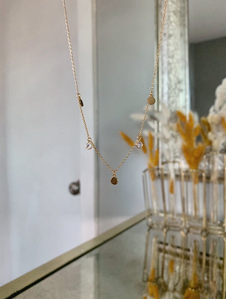 'MEMORIES' NECKLACE 18k gold dipped