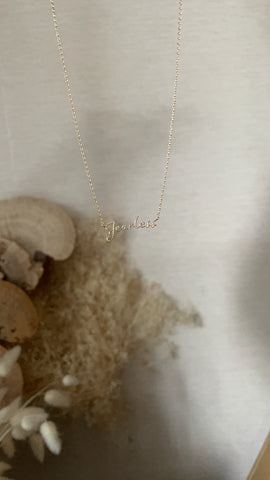'BE FEARLESS' NECKLACE 18k gold dipped
