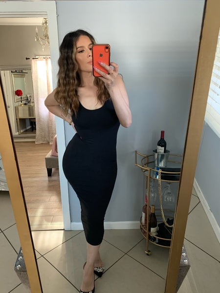 MELANIE MIDI (black)