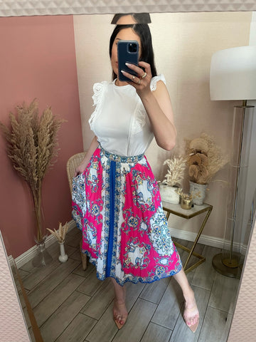 OLIVIA MIDI SKIRT