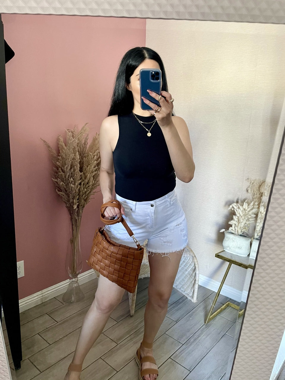 CELINA DENIM SHORTS