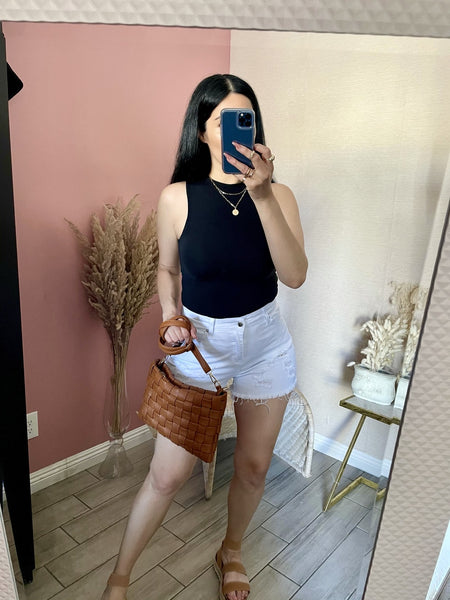 CELINA DENIM SHORTS