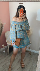 MOLLY SMOCKED FLORAL DRESS
