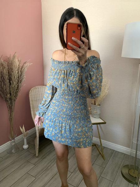 MOLLY SMOCKED FLORAL DRESS
