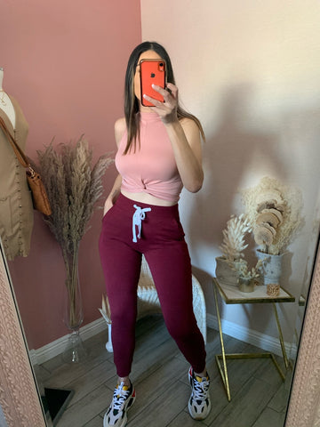 ALEXIS RIBBED TOP (2 COLORS)