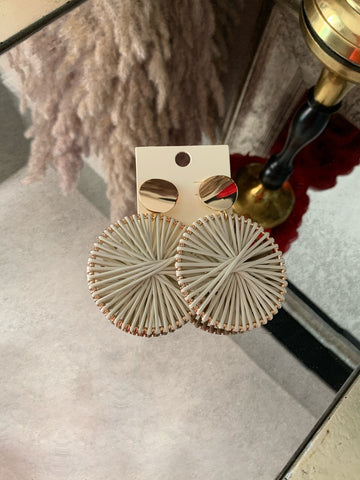 'COLETTE' EARRINGS -Ivory