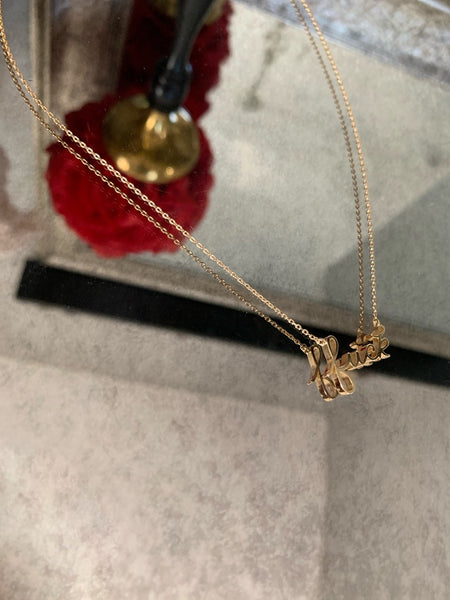 'F CANCER' NECKLACE