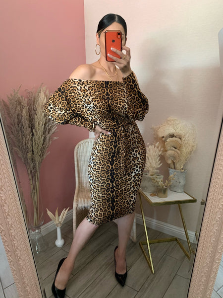 BELLA LEOPARD MIDI