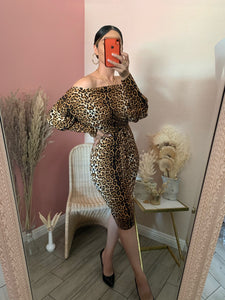 BELLA LEOPARD MIDI